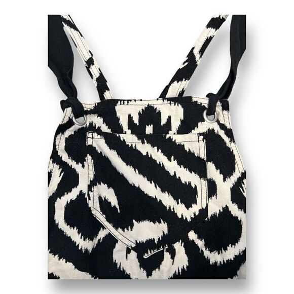 Anthropologie Constance Wide Leg Cropped Overalls Size Medium - Picture 5 of 10